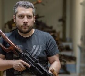 Author with a prototype of Nikitin GPMG. Photo by James Rupley.