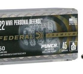 Federal Personal Defense Punch 22WMR Ammunition