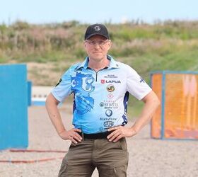 tfb interview raine peltokoski world champion senior ipsc, Raine Peltokoski after 5 days of shooting and the final stage just done JP hat on