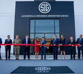 sig sauer opens jacksonville arkansas ammunition center