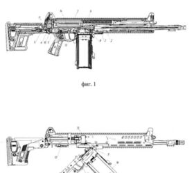 the russian rpl 20 light machine gun, Patent of the RPL 20 depicting the layout of the weapon