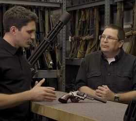 guns of the decades 1970s smith wesson model 29, A still from James Reeves s visit to Independent Studio Services Here he and Larry Zanoff discuss the Dirty Harry revolver