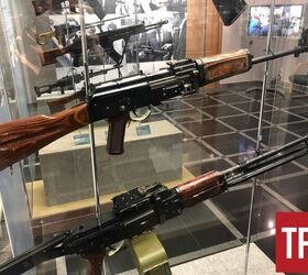 possible future for russian ammunition lightweight 5 45, Zorin 1973 AB 3 assault rifle using lightweight 5 6mm caseless ammunition and below is the 5 45 PU 21 LMG Photo credit Lynndon Schooler