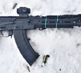 Author’s rifle with pressure switch for SureFire light