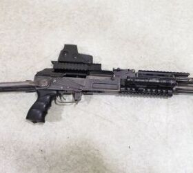 A good example of a questionable optics mount, photographed in Afghanistan