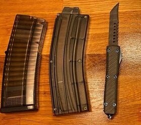 tfb review magpul tmag 30 magazines translucent olive drab hue, Just because I had a 22LR magazine around here s a comparison