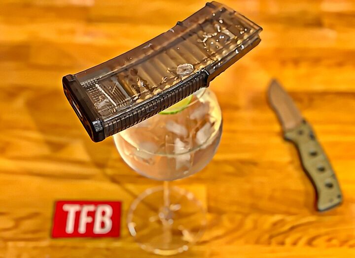 tfb review magpul tmag 30 magazines translucent olive drab hue, The Magpul TMAG On The Rocks