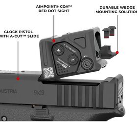 new aimpoint coa red dot in collaboration with glock