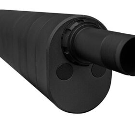 Rear view showing the suppressor mount and jam nut