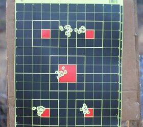 After learning that the ammo patterned about 3” to the right, I decided to correct it after the first group. Perhaps a bit of an overzealous correction.