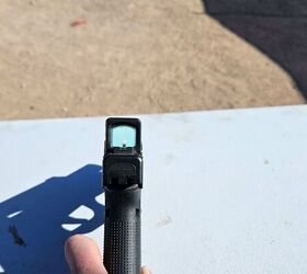 Aimpoint’s COA sight matches the width of the slide perfectly.