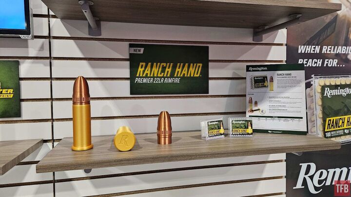 shot 2025 new remington ammo including quiet revolver 22 lr loads, Ranch Hand uses a unique bullet shape to aid in reliability