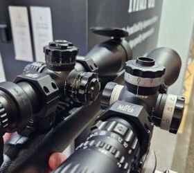 shot 2025 march scopes displays prs optimized scope, Side by side comparison with the standard turrets L and the new PRS turrets R