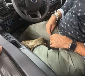 You need to face your aggressor and brace yourself so you can’t be forcefully pulled from the vehicle.