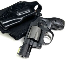SMITH & WESSON リボルバー ブラック Smith & Wesson 437 38SPL+P 1.875