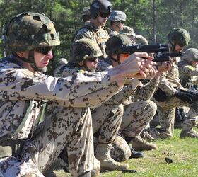 German troops training with P8s in the US in 2017 (Georgia Army National Guard photo by Master Sgt. Brown)