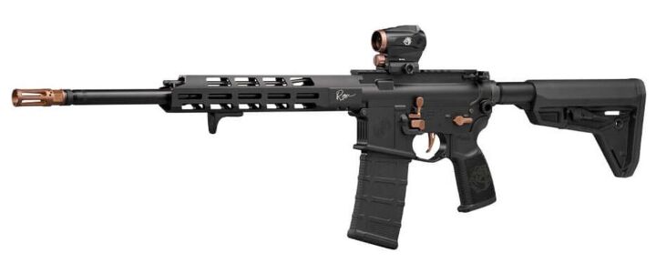 Rose Gold Rifle Rose Ar 15 5.56 X 45 Rose Gold AR 15 Rifle Athena Athena 22116