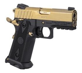 the golden brat for ccw or dictator cosplay, The double stack Brat holds a lot of firepower in a small package