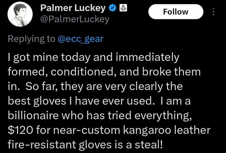 tfb long term review ecc fr gloves