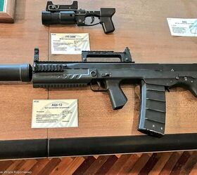 ASh-12 12.7x55mm assault rifle with 20-round magazine.