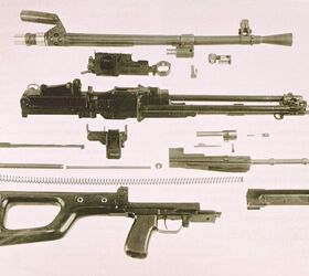 we almost didnt have the pk the nikitin machine gun, The only disassembled TKB 521 image I could find Photo credit Modern Firearms