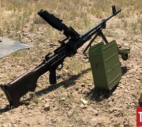 the turkish modernized pkm the mmt modern machine gun, Serbian M84 7 62x54 By Lynndon Schooler