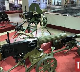 the maxim tokarev light machine gun, Soviet Great Patriotic War exhibit Photo by Lynndon Schooler