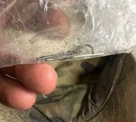 M249 broken safety tension/retaining spring. Photo by Lynndon Schooler.