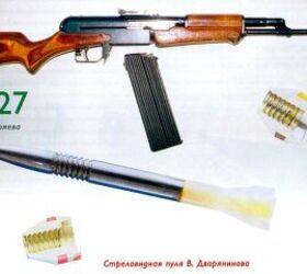 the soviet union s first flechette assault rifle the ao 27, AO 27 with 7 62 3 0 mm fin stabilized discarding sabot Photo credit pictured