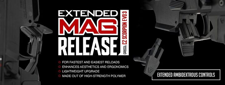 Strike Releases Extended Mag Release for CZ Scorpion EVO