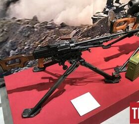 nikitin vs kalashnikov round ii the tkb 015, PKMS with the M60 inspired flash hider Photo by Lynndon Schooler