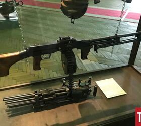 Early Degtyarev RPD-44 7.62x41 light machine gun at the Saint Petersburg Artillery museum. Photo by Lynndon Schooler.