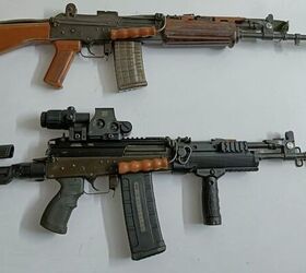 indian vs pakistani small arms part 1 the main service rifle, Standard and modernised INSAS rifles comparison Upgrade package by Star Aerospace