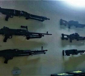 Impressive machine gun collection at a Pakistani defense factory