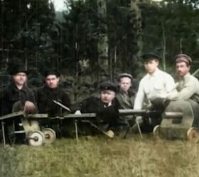 fedorov light machine guns, Group of water cooled Fedorov light machine guns in the 1920s Photo credit unknown