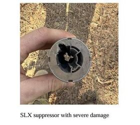 Image from the report showing damage to the suppressor.