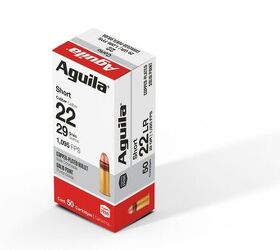 the rimfire report aguila super extra short 29gr compact power, Photo Aguila Ammo