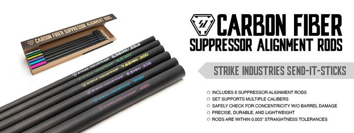 No More Baffle Strikes: Strike Carbon Fiber Suppressor Alignment Rods ...