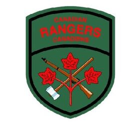 canada s arctic rangers need expensive rifle stock repairs, The Lee Enfield was featured on the Arctic Rangers insignia