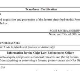 Portion of the Form 4 showing that it was sent to the Salt Lake County Sheriff