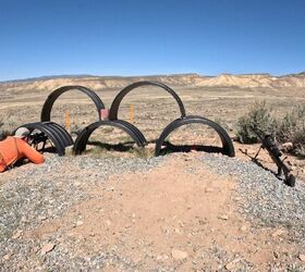 Some stages had interesting props like these tubes, which required the gun to be inside