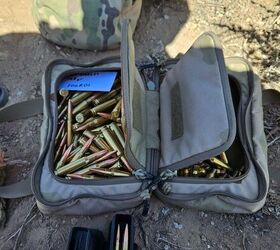 The Alpen Design Works W-Zip pouch held my ammo and the brass from both of our guns