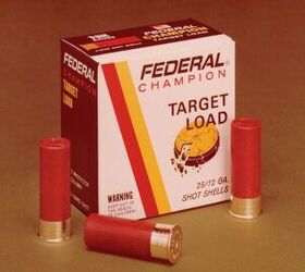 A vintage Federal Champion target load. Paper hulls never disappeared from the clayshooting world. [Federal]
