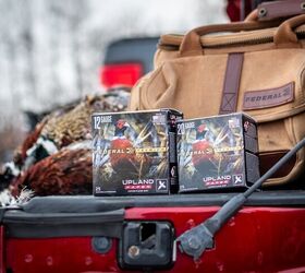 The new loads are available in 12 gauge and 20 gauge, probably partly because that’s what most target loads are available in, allowing the manufacturer to borrow their technology from the world of competition shooting. [Federal]