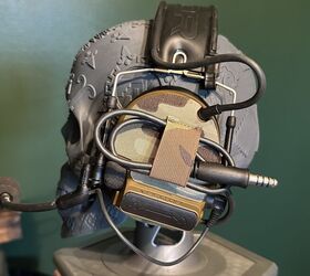 LCM mounted to the left side of the Comtac