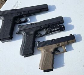 Size comparison with the G34 (middle) and G19 (bottom)