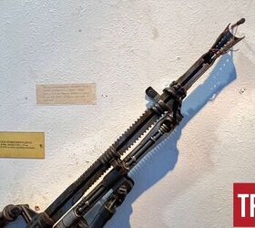 experimental zastava m65 light machine gun, M37 cutaway display By Lynndon Schooler