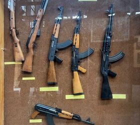 Displaying some of Zastava's production guns and experimental guns. By Lynndon Schooler.