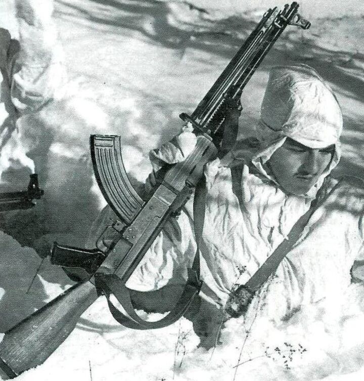 Milled M72 with the internal last round bolt hold open feature. Photo credit unknown.