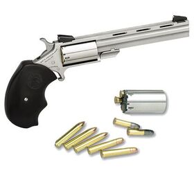 wheelgun wednesday fifty years of hideout guns, North American Arms now sells revolvers based on their mini actions but with long barrels and big grips North American Arms
